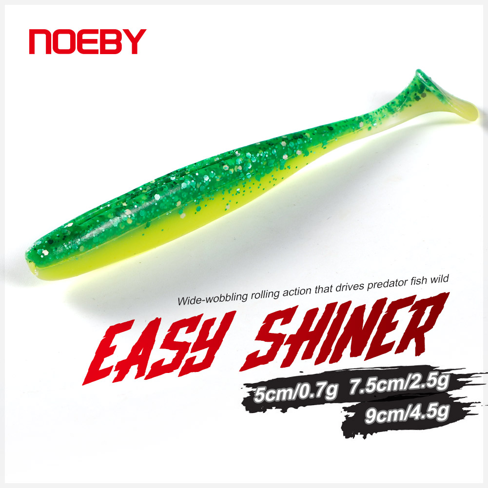 Fishing Lure Spinnerbait - Noeby Easy Shiner Silicone Shad Fishing