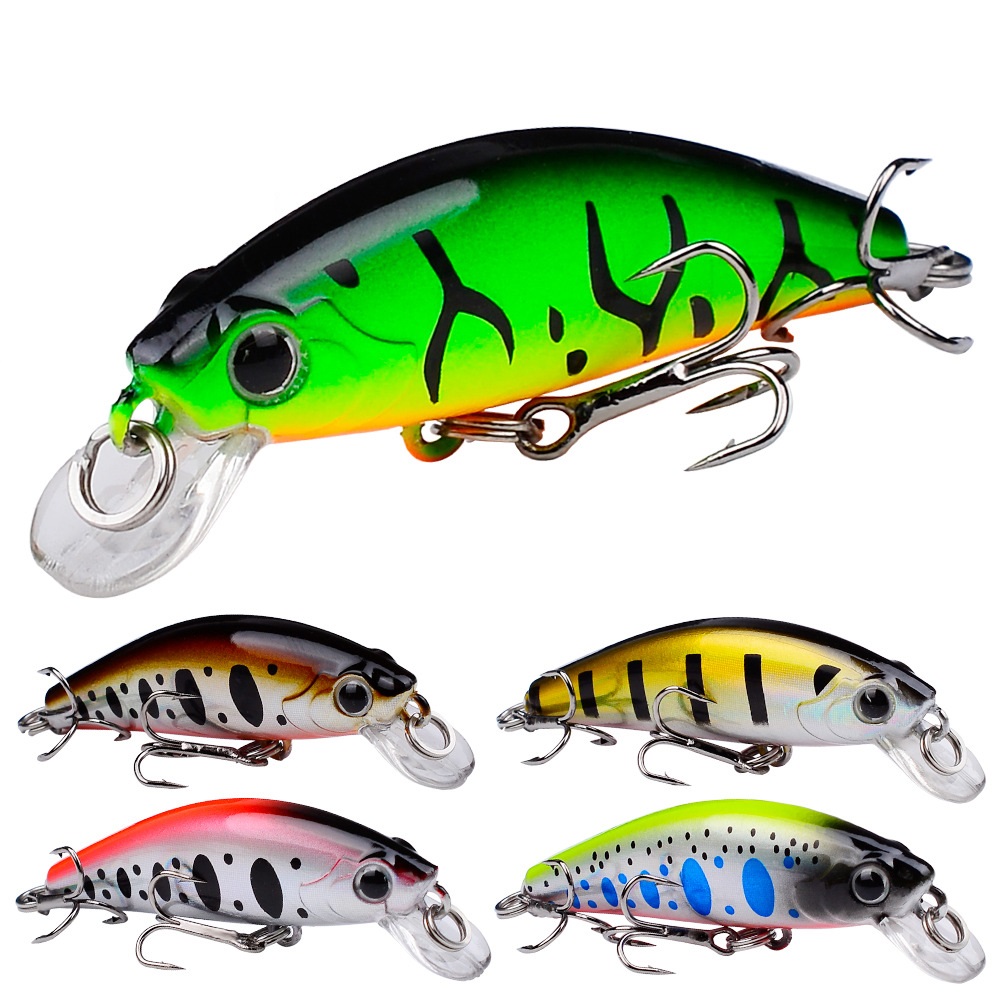 Fishing Lure Crankbait - 5.6cm 6.8g Mini Sinking Minnow Wobblers