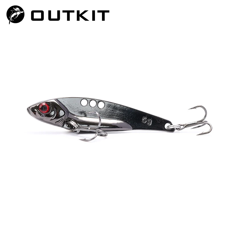 Fishing Lure Spinnerbait - OUTKIT VIB Spoon Fishing Lure 3.5-7g