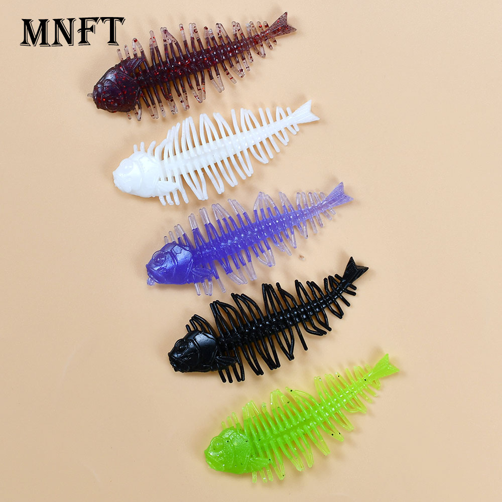 Fishing Lure Swimbait - 10Pcs Pesca Fish Bone High Elasticity