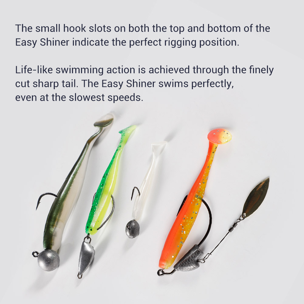 Noeby Easy Shiner Silicone Sha - đánh giá và giá Fishing Lure Spinnerbait