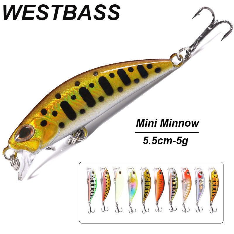WESTBASS 1PX Micro Minnow Lure - đánh giá và giá Fishing Lure Popper