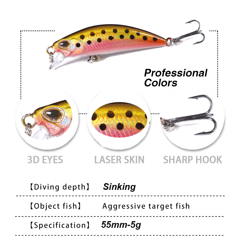 WESTBASS 1PX Micro Minnow Lure - đánh giá và giá Fishing Lure Popper