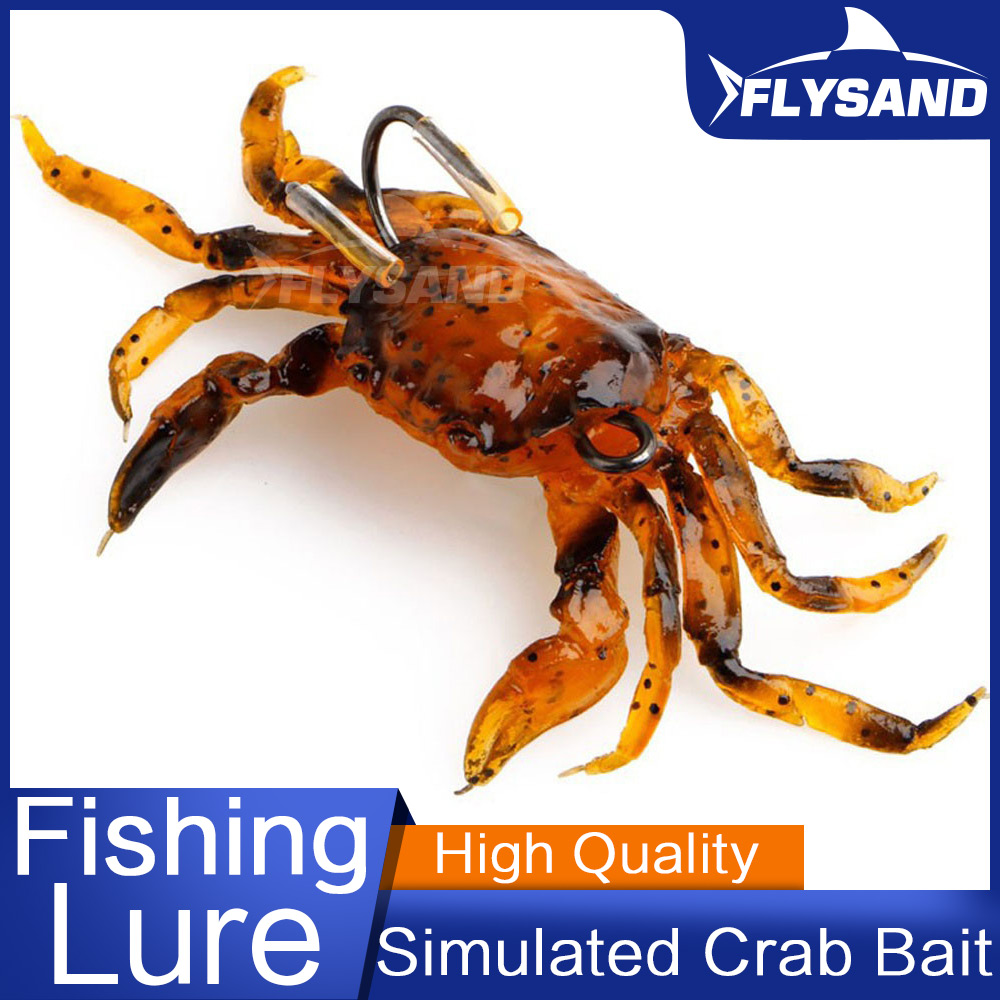 FLYSAND Bionic Crab Silicone S - đánh giá và giá Fishing Lure Soft Plastic