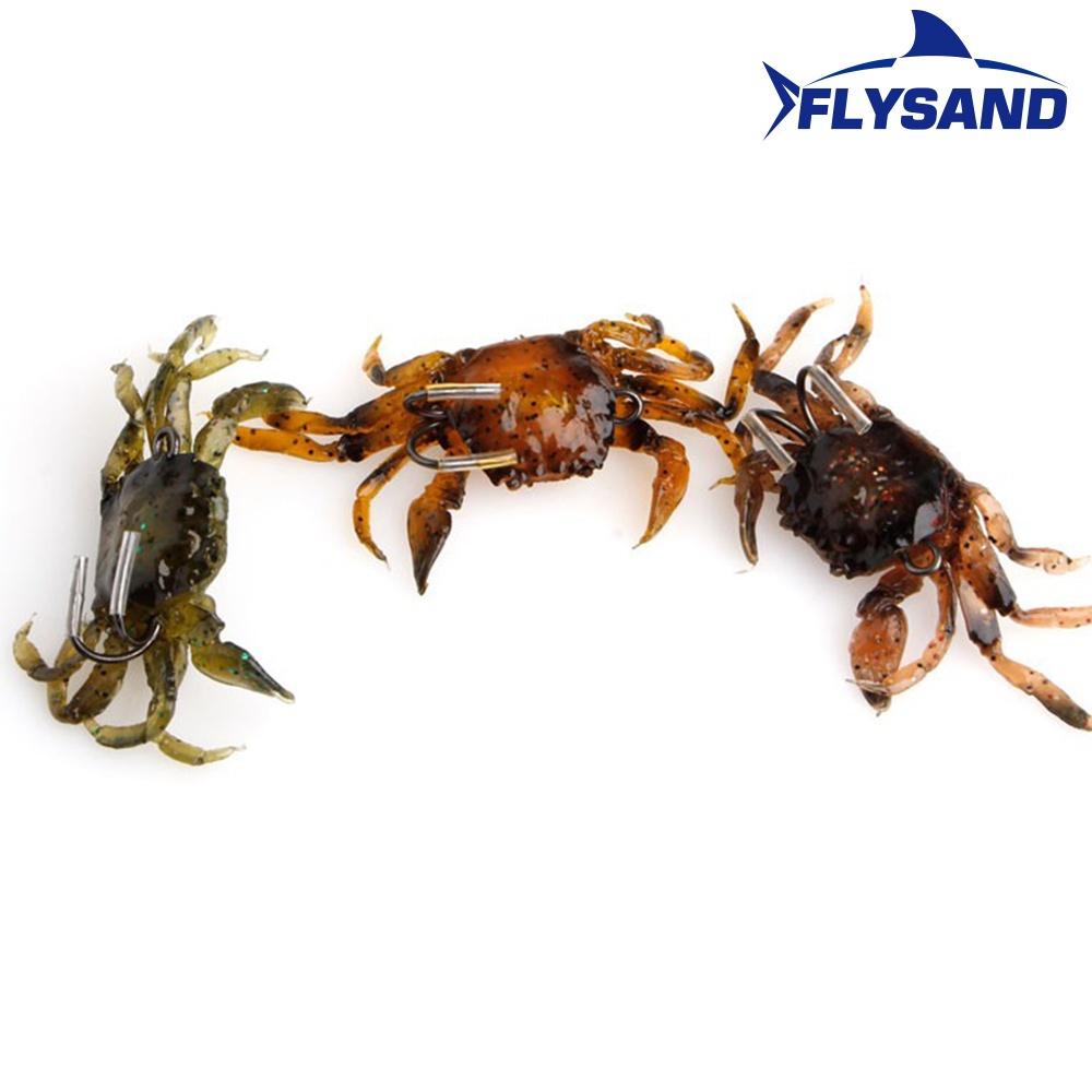FLYSAND Bionic Crab Silicone S - đánh giá và giá Fishing Lure Soft Plastic