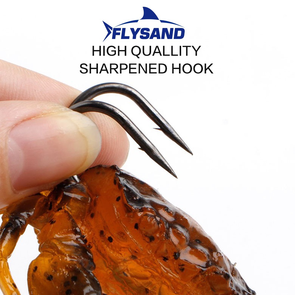 FLYSAND Bionic Crab Silicone S - đánh giá và giá Fishing Lure Soft Plastic