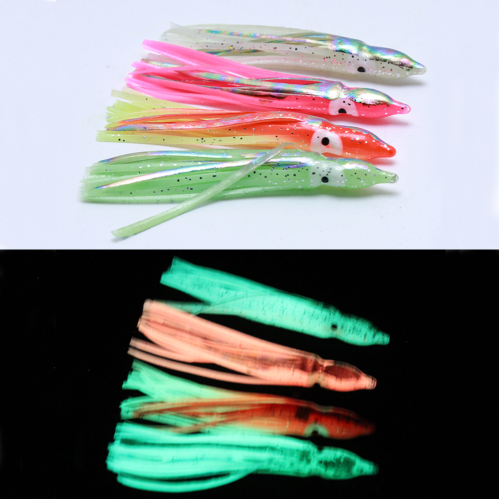 10 pcs soft light octopus squi - đánh giá và giá Fishing Lure Buzzbait