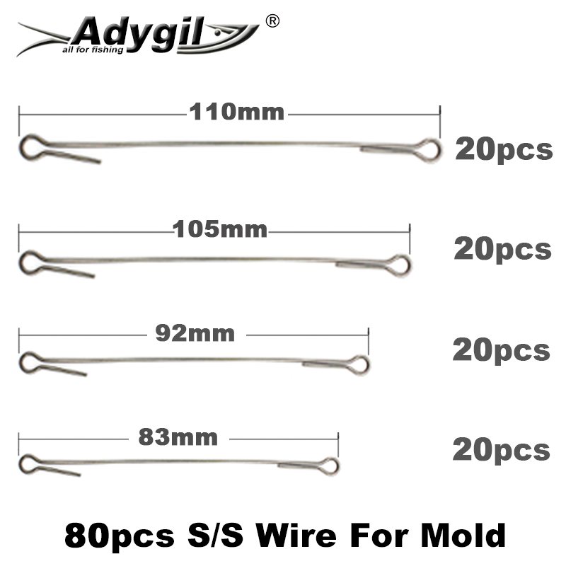 Adygil DIY Fishing 80pcs S/S W - đánh giá và giá Fishing Lure Jig