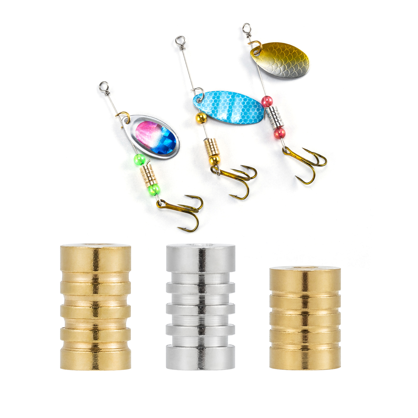 10PCS Fishing Spinner Bead Lur - đánh giá và giá Fishing Lure Spinner