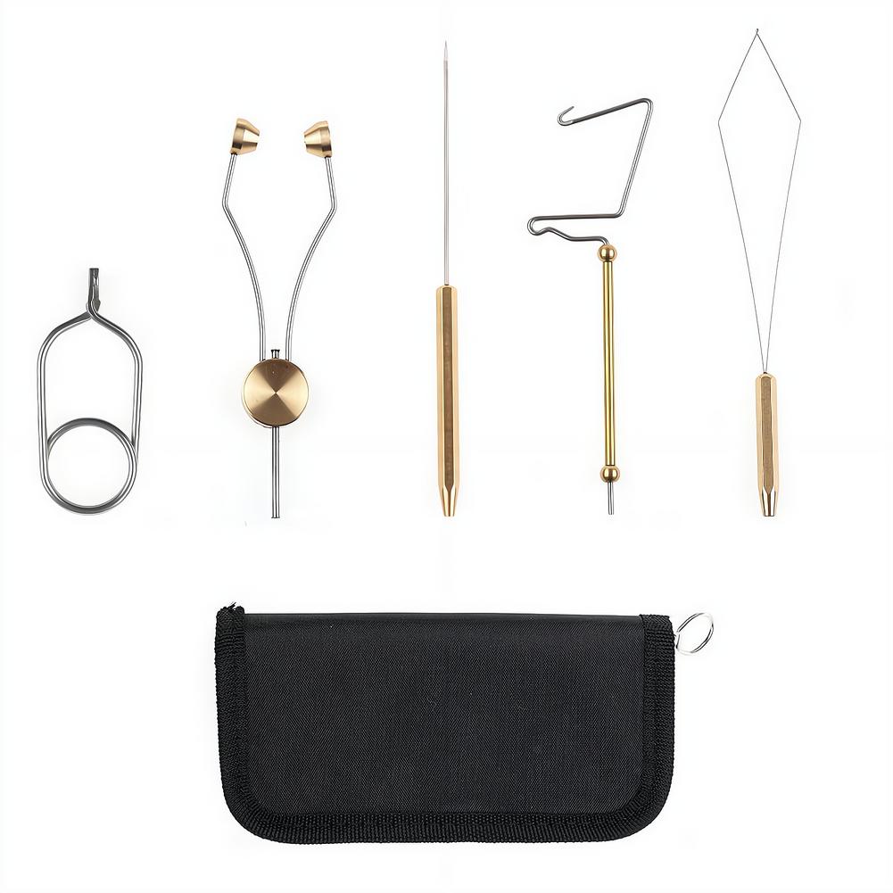 5 In 1 Fly Tying Tools Kit Fly - đánh giá và giá Fishing Lure Kit