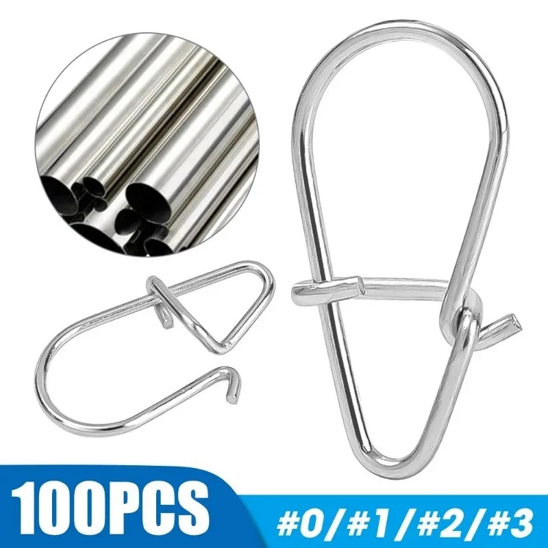 100/200PCS Stainless Steel Fis - đánh giá và giá Fishing Lure Accessories