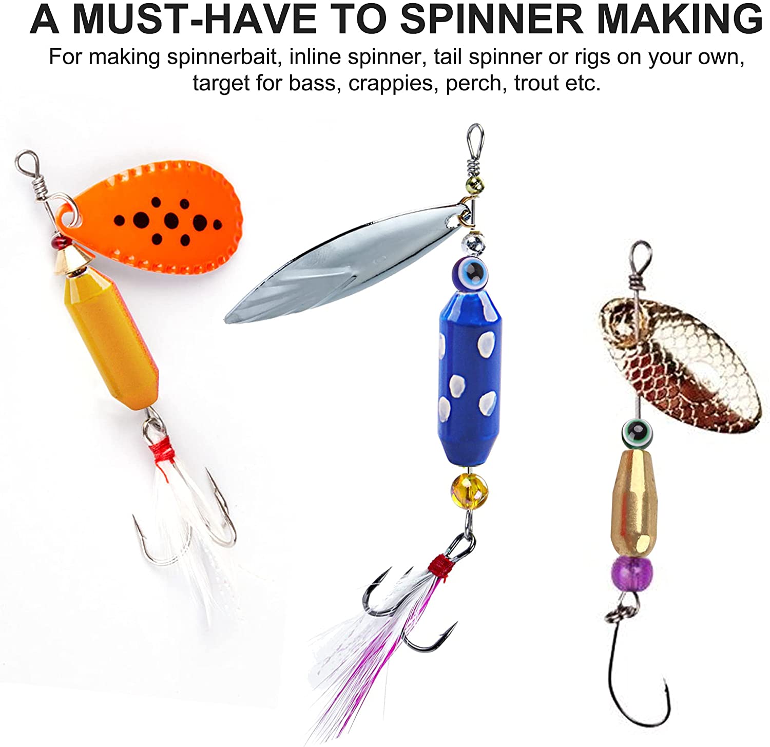 10pcs Fishing Brass Spinner Lu - đánh giá và giá Fishing Lure Spinnerbait