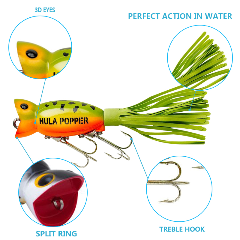 Artificia Hard Baits Mini Popp - đánh giá và giá Fishing Lure Popper