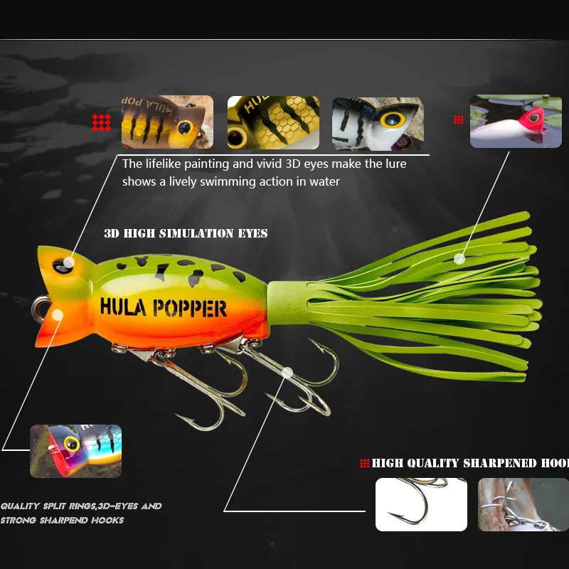 Artificia Hard Baits Mini Popp - đánh giá và giá Fishing Lure Popper