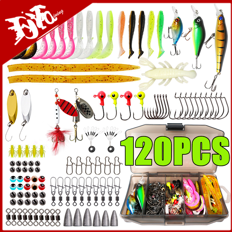 New 120PCS Fishing Lure Set So - đánh giá và giá Fishing Lure Spinnerbait