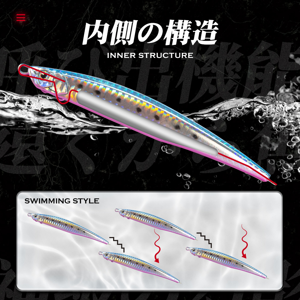 Hunthouse Jerk Press Bait Sink - đánh giá và giá Fishing Lure Jerkbait