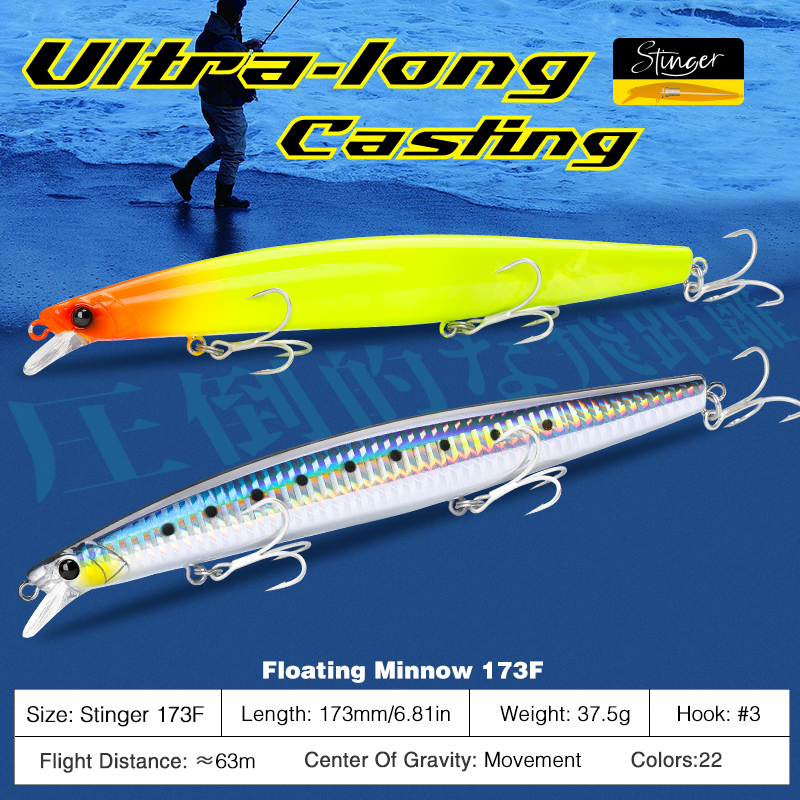 TSURINOYA Shore Fishing STINGE - đánh giá và giá Fishing Lure Popper