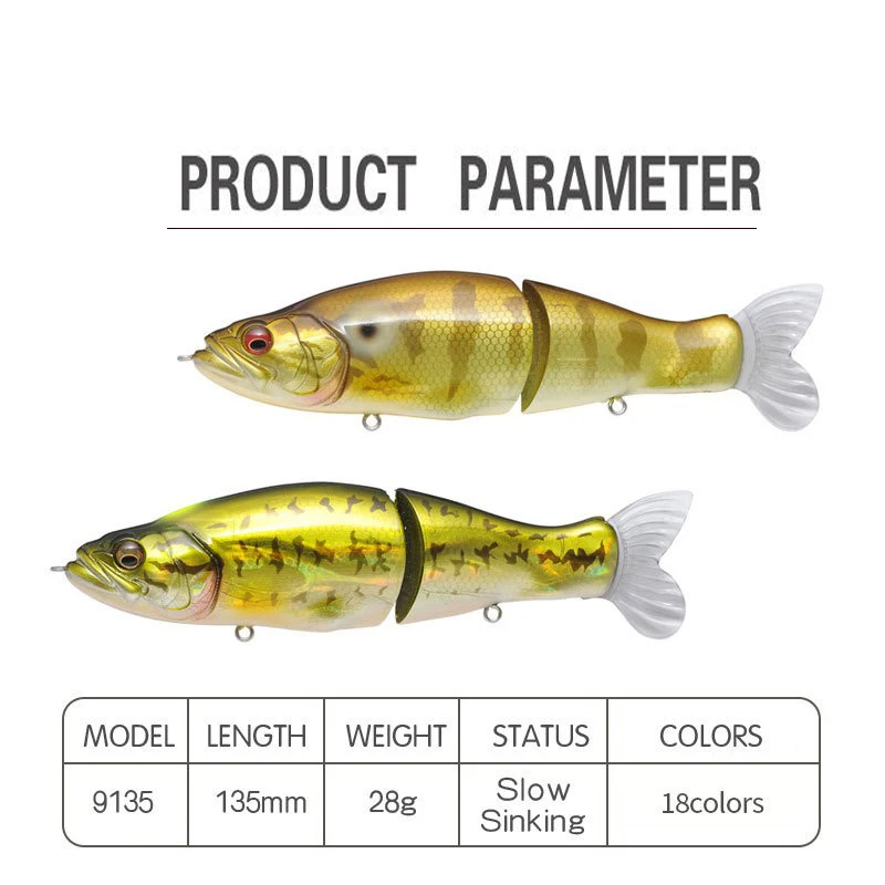 Swimbait Fishing Lure 135mm 31 - đánh giá và giá Fishing Lure Buzzbait