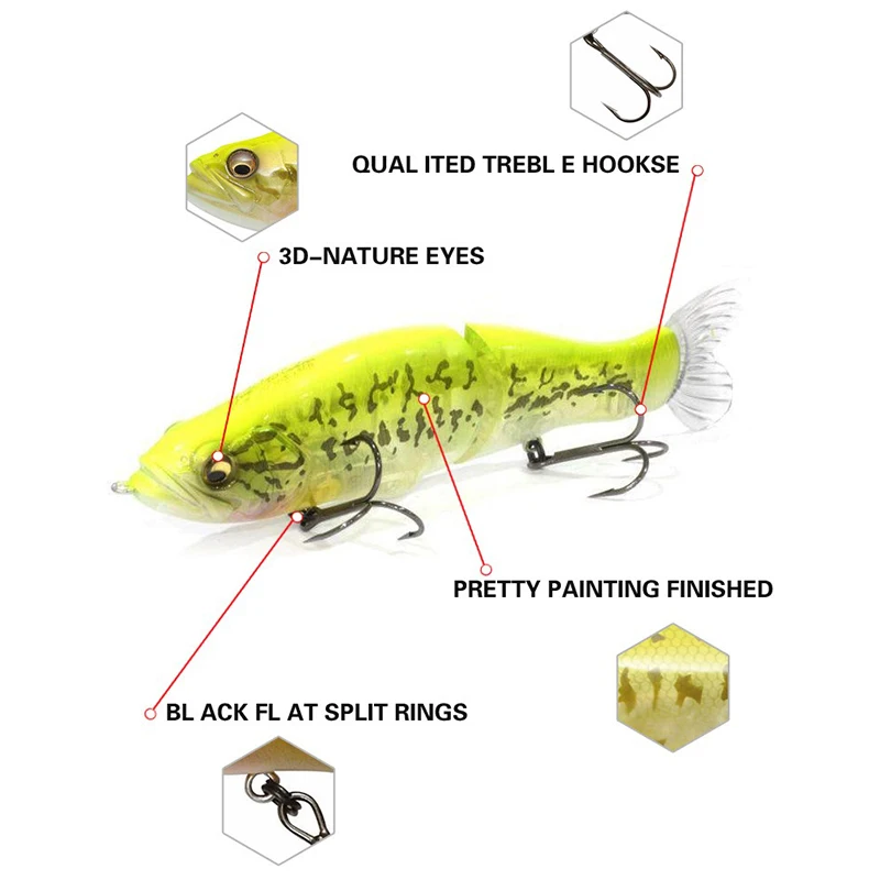 Swimbait Fishing Lure 135mm 31 - đánh giá và giá Fishing Lure Buzzbait