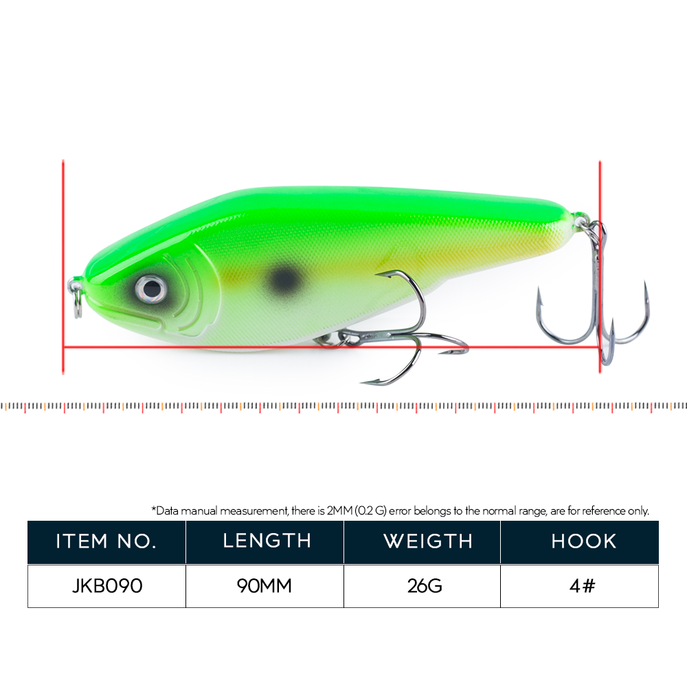 Hanlin NEW Glide Jerkbait 90mm - đánh giá và giá Fishing Lure Jerkbait