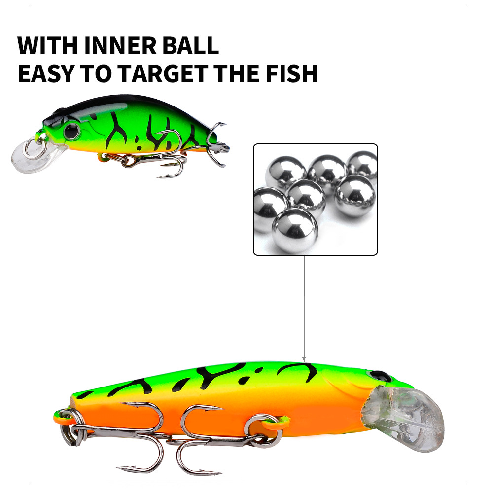 5.6cm 6.8g Mini Sinking Minnow - đánh giá và giá Fishing Lure Crankbait