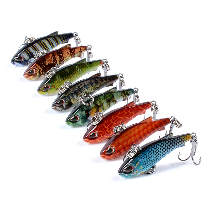 8pcs 4cm 4g Mini Lipless VIB F - đánh giá và giá Fishing Lure Crankbait