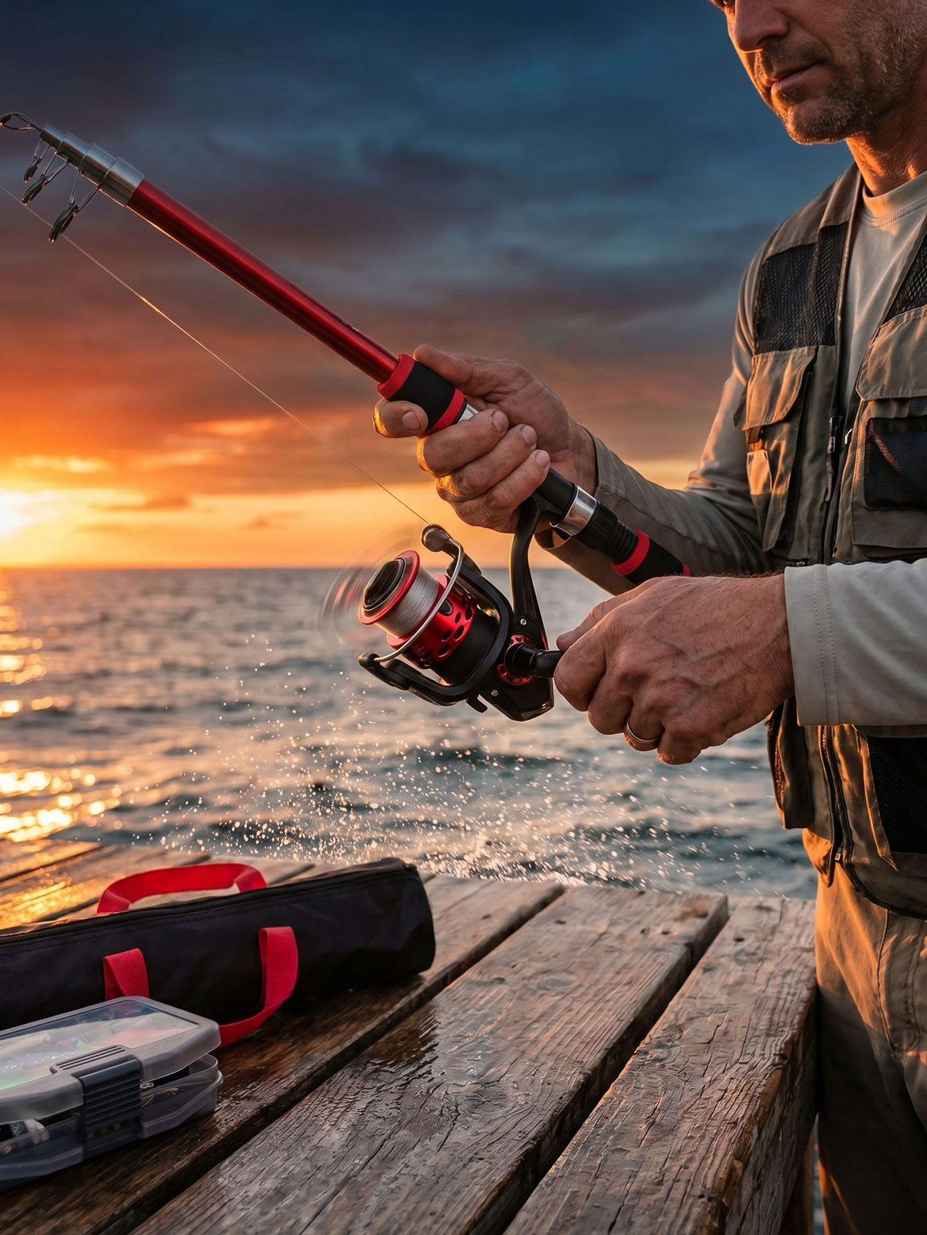 Fishing Rod Reel Combos Collap - đánh giá và giá Fishing Lure Spinner