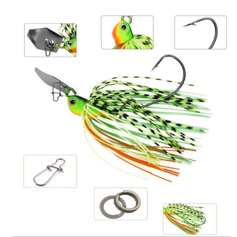 Chatter Bait 7g 9g 11g 14g 21g - đánh giá và giá Fishing Lure Swimbait