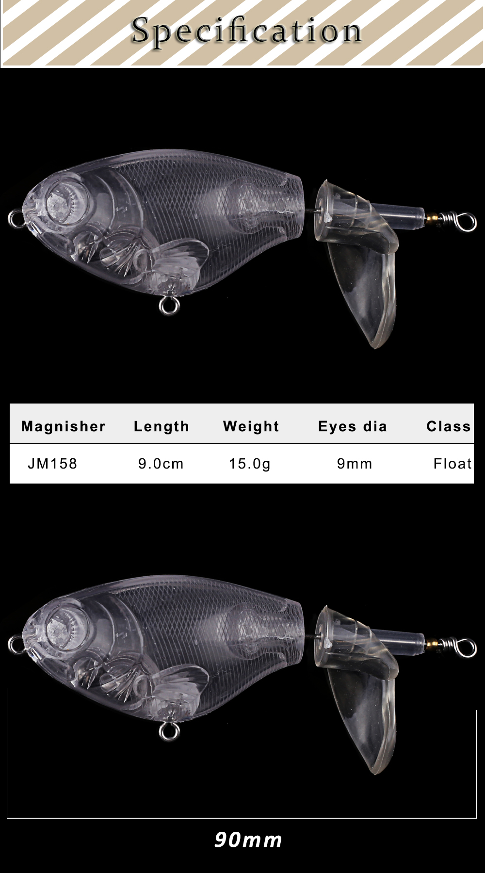 Magnisher 10pcs/lot 9CM 15G To - đánh giá và giá Fishing Lure Popper