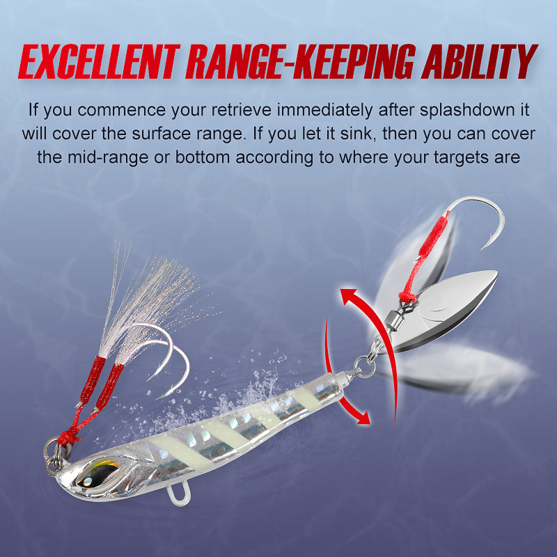 Noeby Blade Jig Lure 21g 28g 4 - đánh giá và giá Fishing Lure Blade Bait