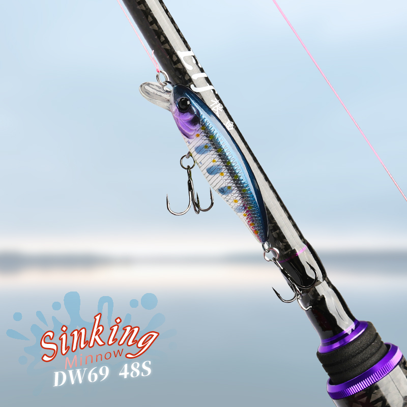 TSURINOYA Fishing Lure DW69 Si - đánh giá và giá Fishing Lure Jerkbait