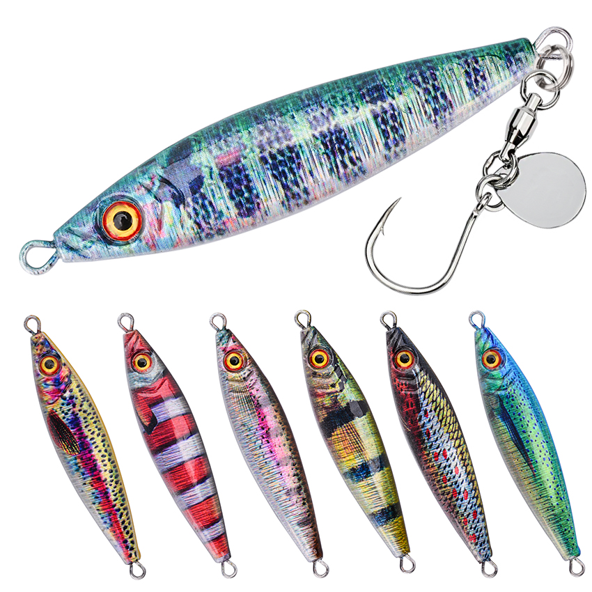 Metal Jig Lure With Spinning B - đánh giá và giá Fishing Lure Blade Bait