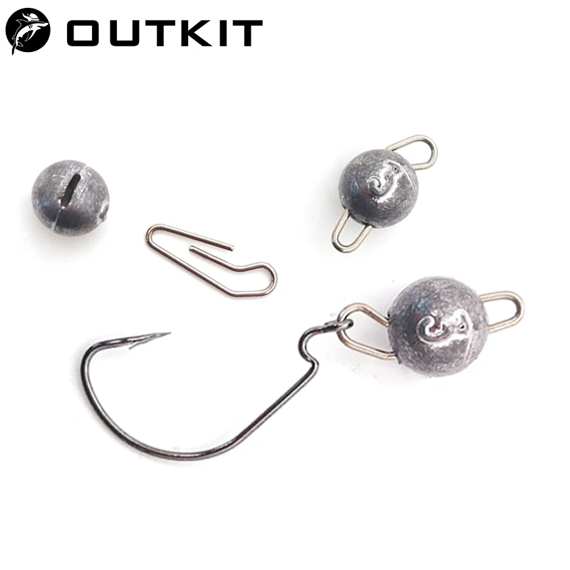 OUTKIT 10pcs/lot Lead Head Sin - đánh giá và giá Fishing Lure Accessories