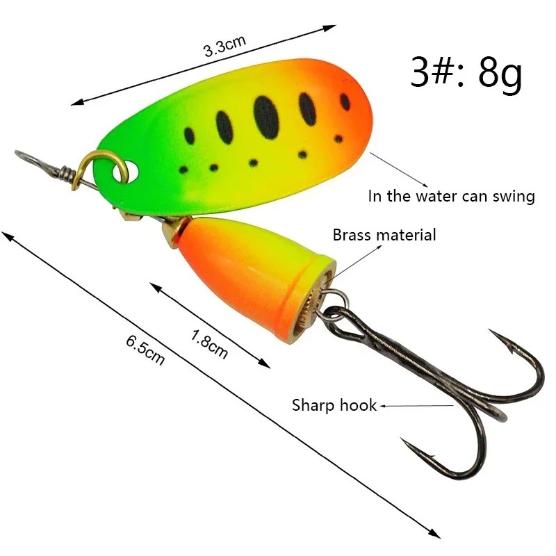 Fishing Spinner Lure 8g Metal  - đánh giá và giá Fishing Lure Blade Bait