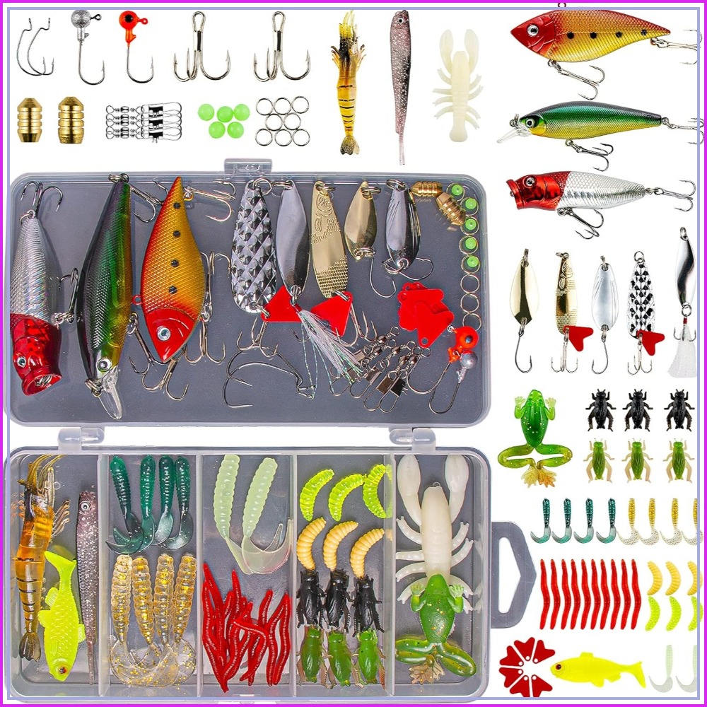 78Pcs Fishing Lures Kit for Ba - đánh giá và giá Fishing Lure Spoon