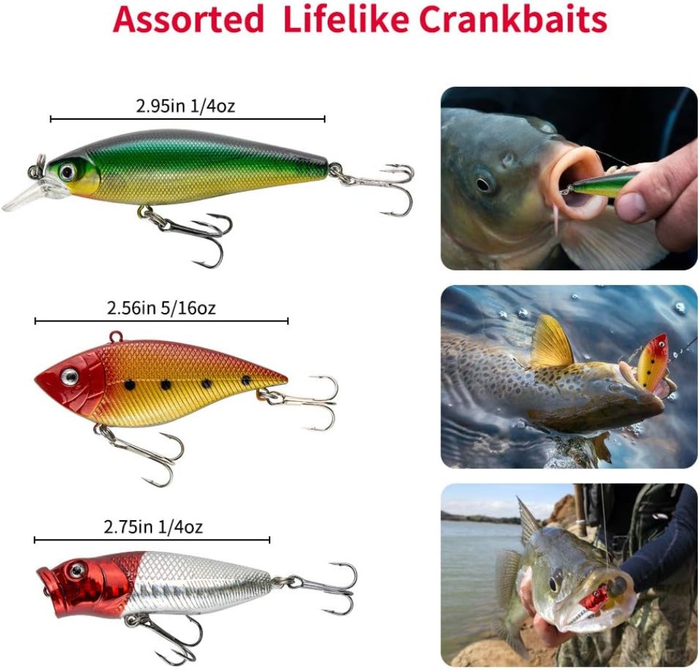 78Pcs Fishing Lures Kit for Ba - đánh giá và giá Fishing Lure Spoon