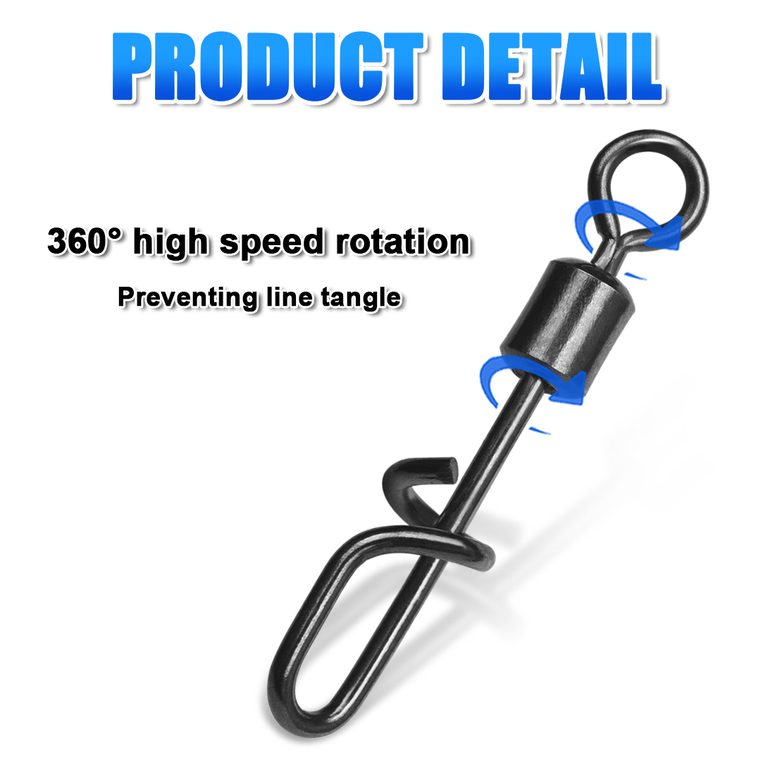 FishTrip Fishing Swivel Snap T - đánh giá và giá Fishing Lure Accessories