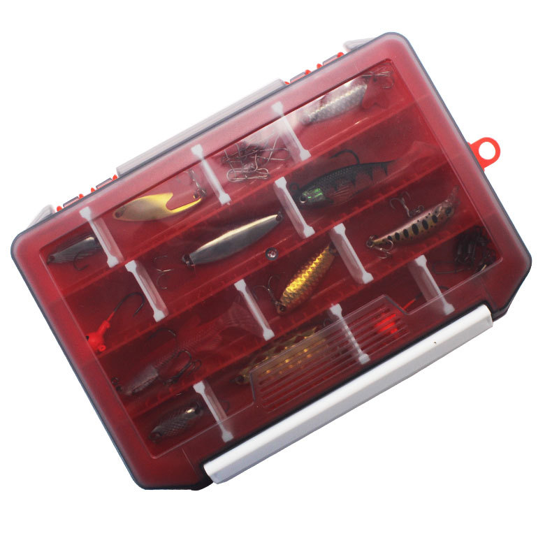 Six color single-layer inserte - đánh giá và giá Fishing Lure Box