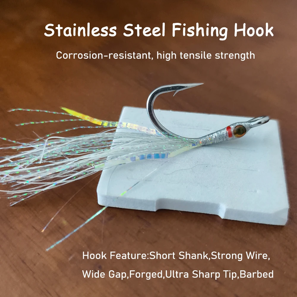 Saltwater Minnow Fly 4/0 Stain - đánh giá và giá Fishing Lure Spinnerbait